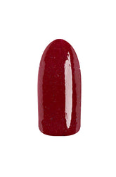 Berry creme color combination showing EzFlow TruMatch Color Duos nail polish's finish on artificial nail